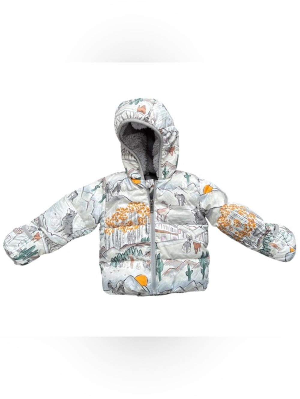 The North Face Infant North Down Hooded Jacket size 12-18m